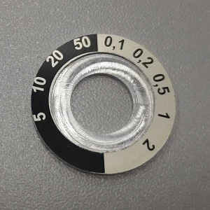 Шкалы из алюминия — Шкала с фрезеровкой — фото